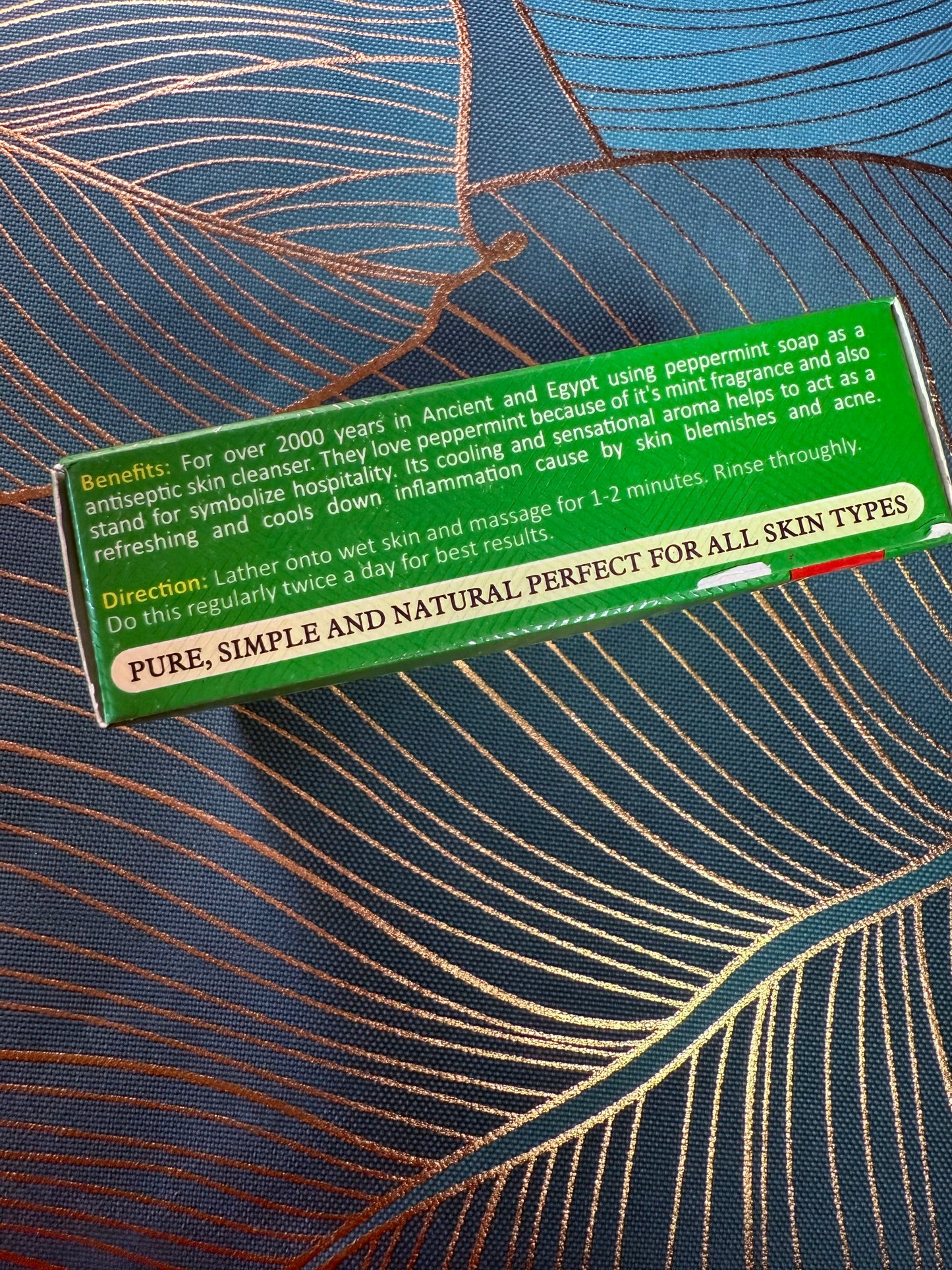 Peppermint & Sage Herbal Soap
