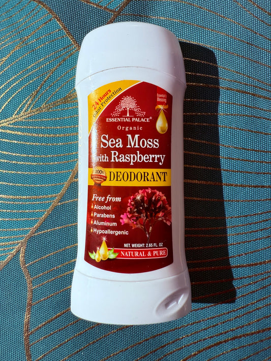 Seamoss with Raspberry Herbal Deodorant